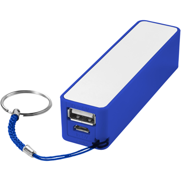 Jive Power Bank in blue and white