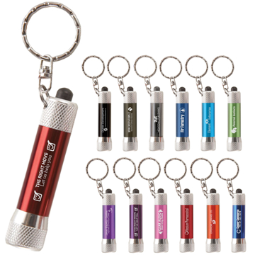 McQueen LED Keyring Torch Light in various different colours