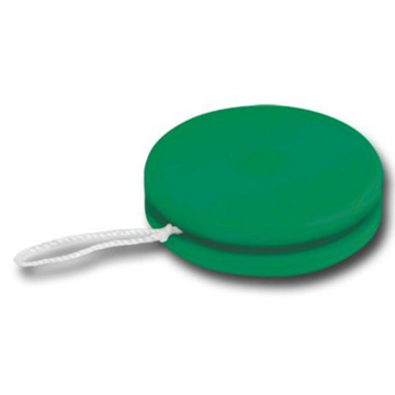 Recycled Plastic Yo-Yo in green with white string