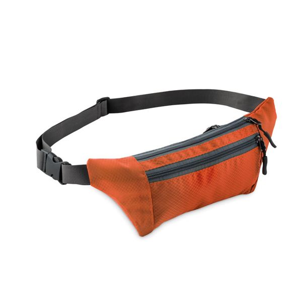 red waist bag