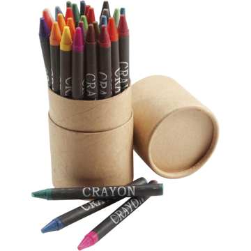 coloured crayon set