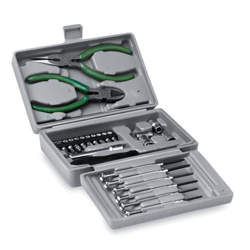 open view of the guillaume tool kit