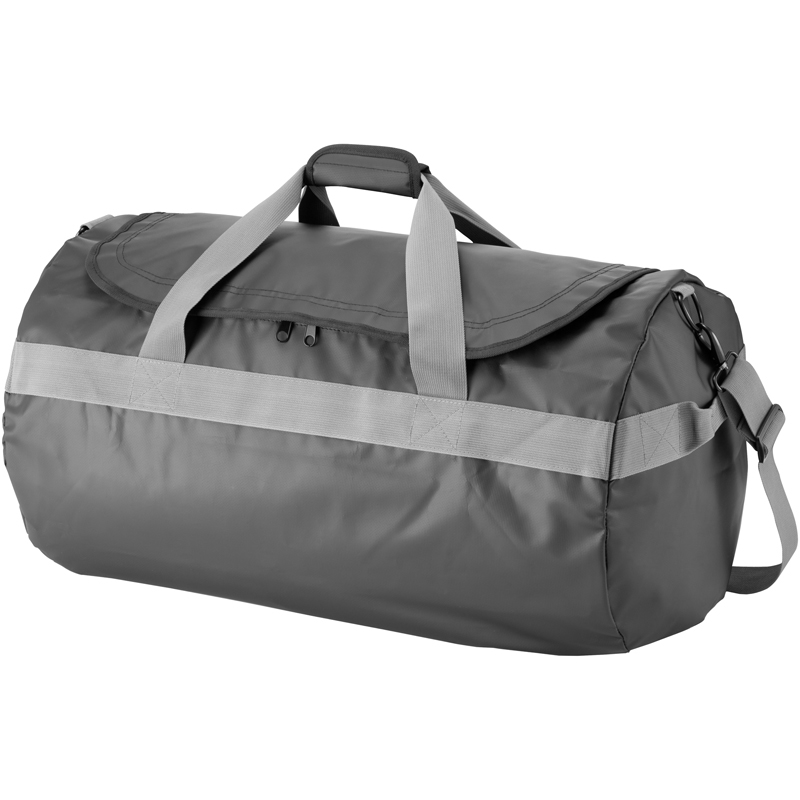 Large grey duffle bag