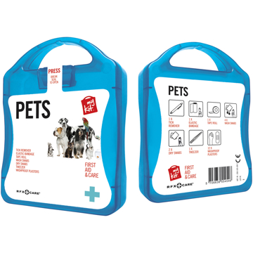 blue pet care kit