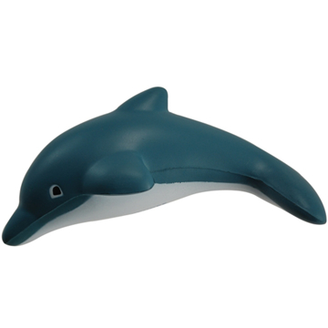 Stress toy in the shape of a dolphin