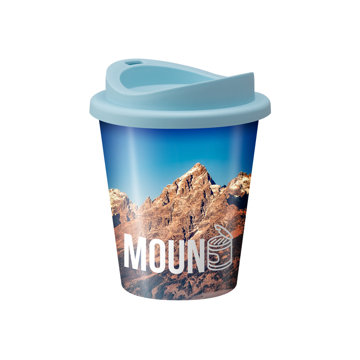 Vending machine cup with full colour wrap around print