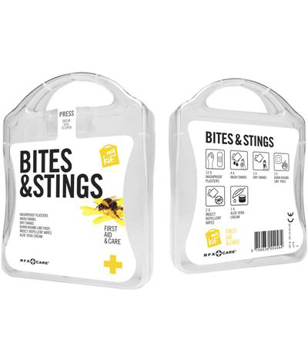 Bites And Stings First Aid Kit in clear