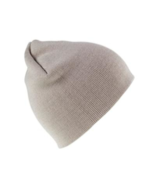 Pull-On Softfeel Acryllic Hat in beige