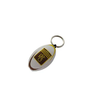 Rugby Ball Keyring Made of Rubber