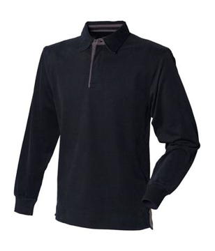Soft Fabric Long Sleeve Rugby Shirt