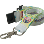 Dye Sub 20mm Lanyard in white with full colour print