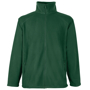 FOTL Full Zip Fleece in green with self-coloured zips to front and pockets