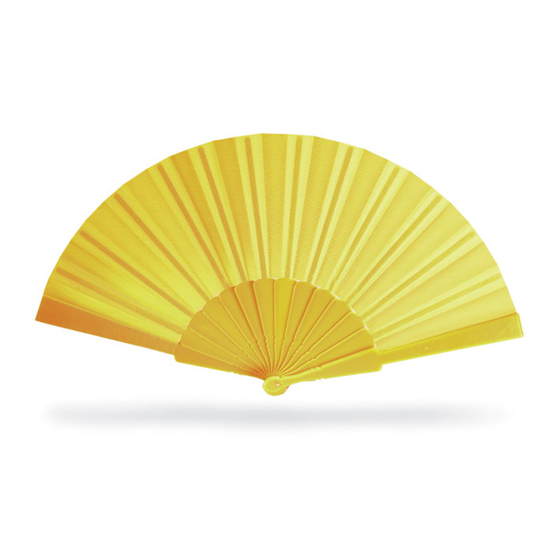 Hand Fan in yellow