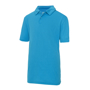 Kids Cool Polo in light blue with collar and 2 buttons