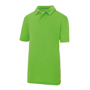Kids Cool Polo in green with collar and 2 buttons
