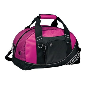 Ogio Half Dome Sports Bag in pink and black