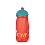 Promotional sports bottle in red with mix and match coloured lid