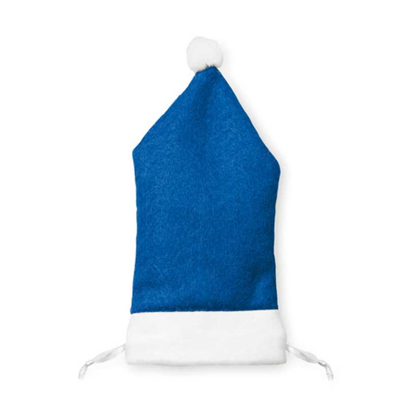 Santa Hat Phone Holder in blue and white