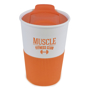 350ml take out coffee cup in orange and white