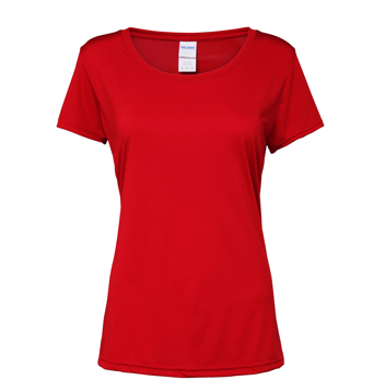Women's Performance Core T-shirt in red