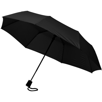 3 Section Auto Open Umbrella in black