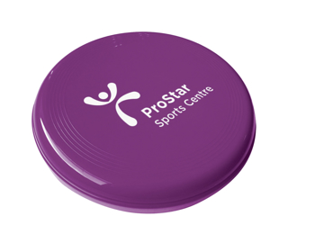 Medium 175 Frisbee in purple with 1 colour print logo