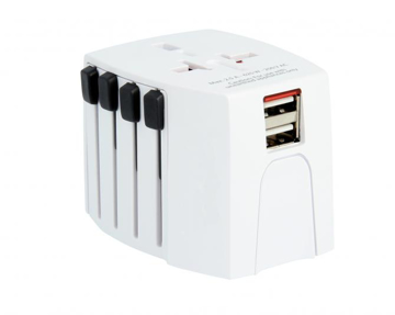SKROSS® World MUV USB Adaptor & Charger in white