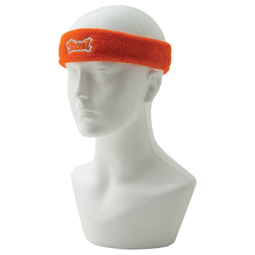 Towelling Headband in orange