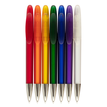 Hudson Biodegradable Frosted Pen  in various colours