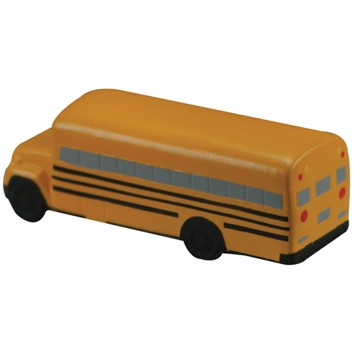 School Stress Bus in yellow back view