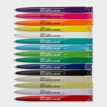 Litani Pen in 15 different colours with 1 colour print
