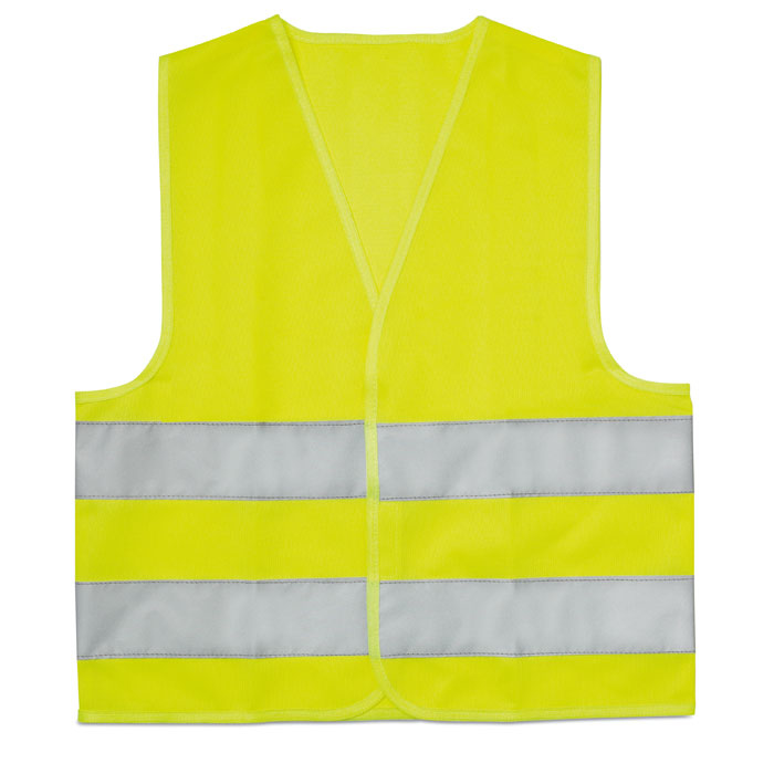 Children's Safety Vest in yellow with 2 reflective bands