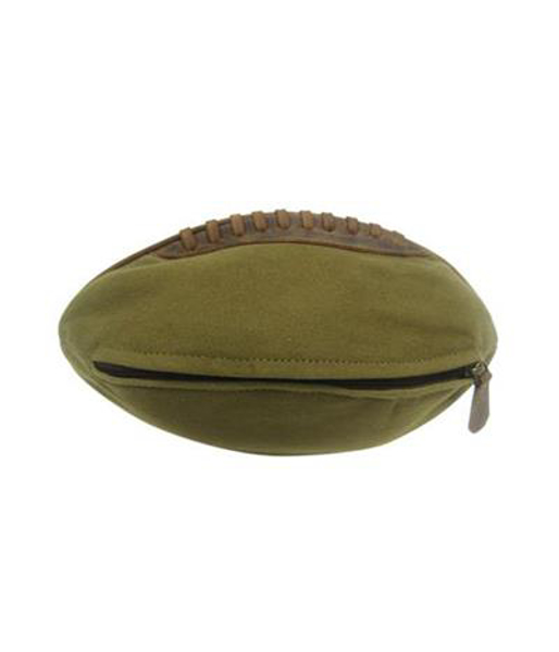 Canvas and Leather Rugby Washbag