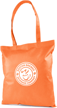 Tucana Shopper Bag with 1 Colour Print orange