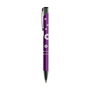 shiny crosby pen in purple