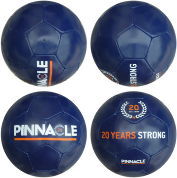 Size 5 football 30 panels in blue