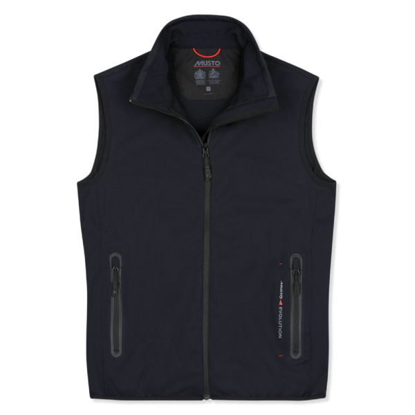 Crew Softshell Gilet by Musto in black