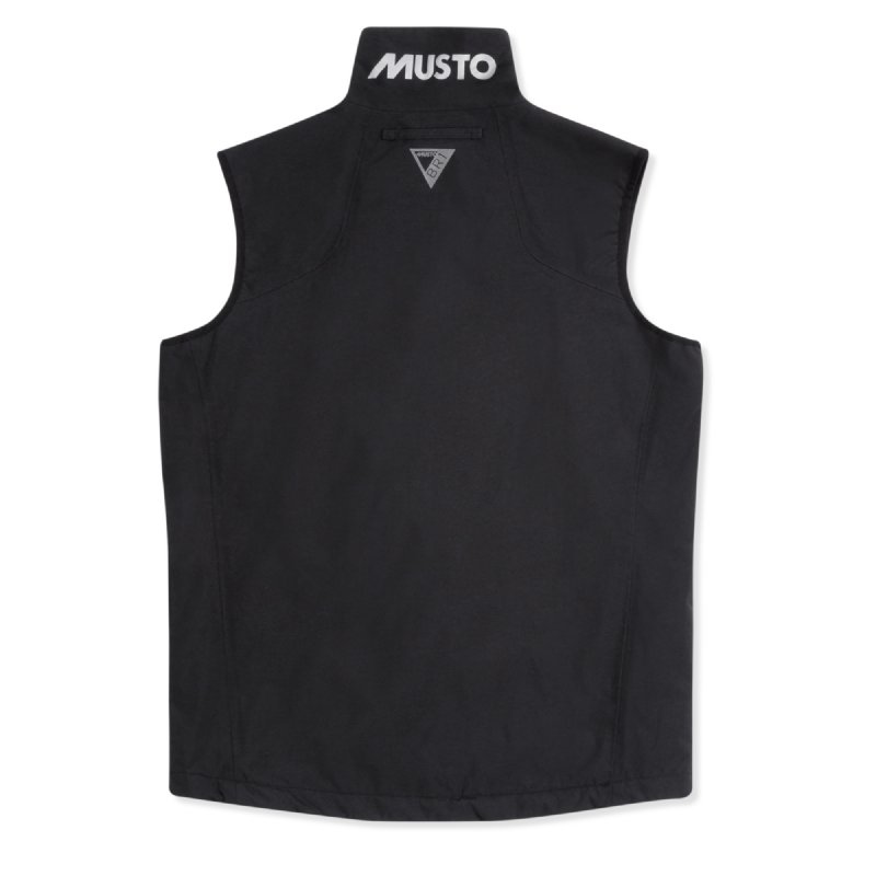 Sardinia 2.0 Gilet by Musto in navy showing back