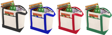 Lighthouse non-woven cooler tote in various colours
