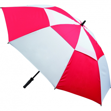 Golf Umbrella Vented in red and white