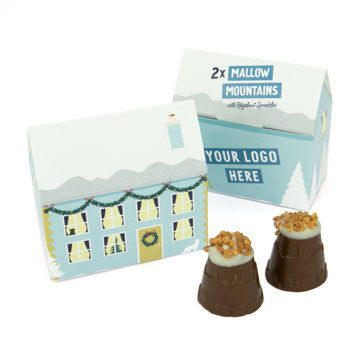 Eco house box filled with 2 mallow mountains
