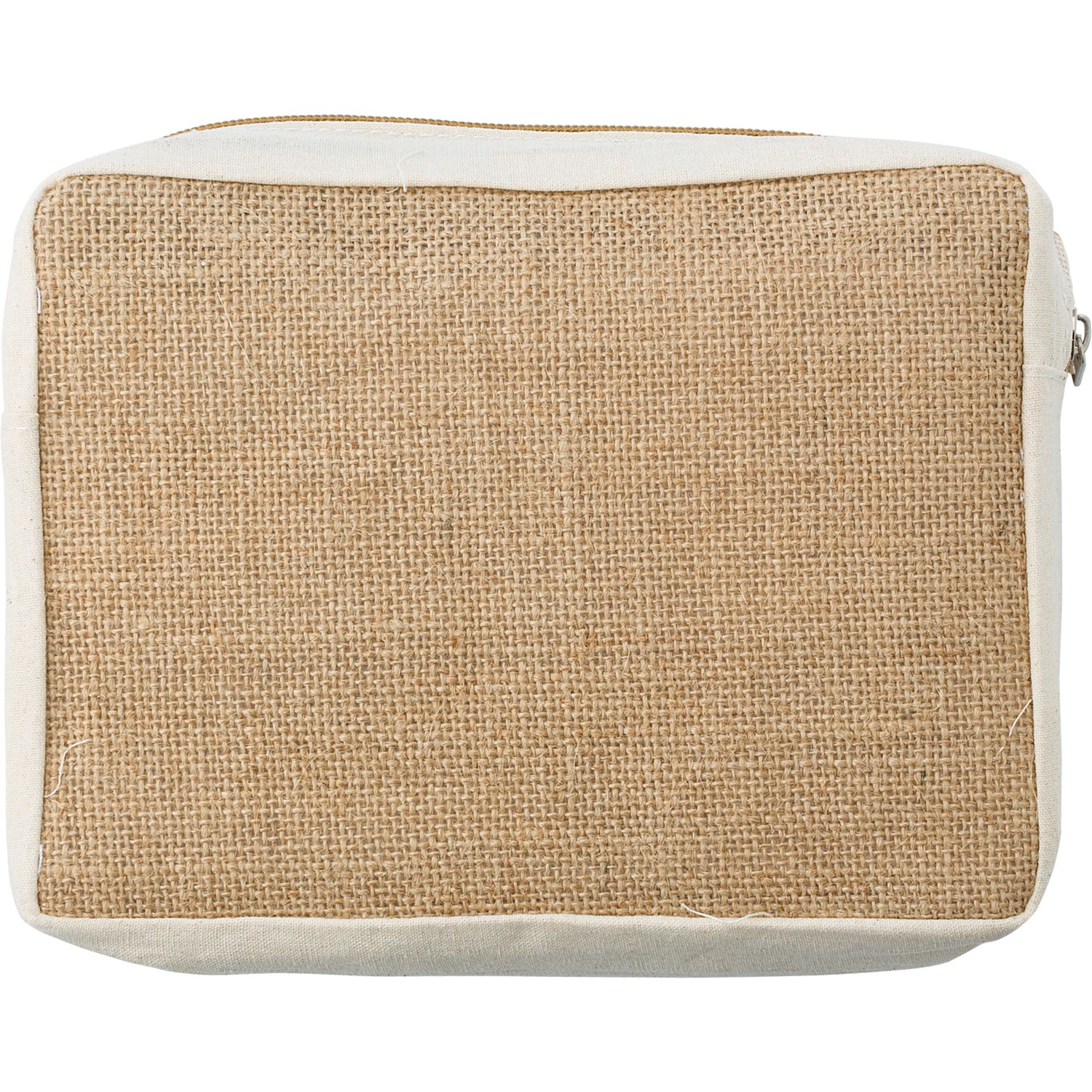 Jute Toiletry Bag with logo