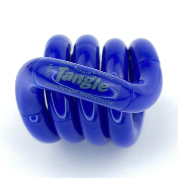 blue tangle coiled