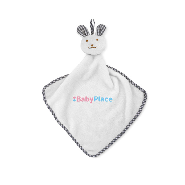 Rabbit towel with print