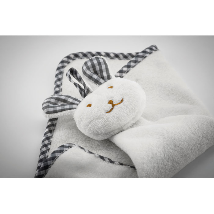 Rabbit towel folded