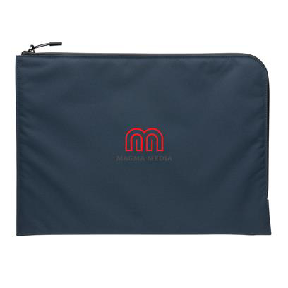 Navy Laptop sleeve with print