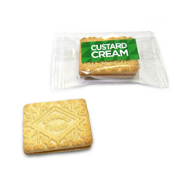 Custard Cream Biscuit in Wrapper
