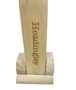 natural wooden cricket bat and stand (mini)