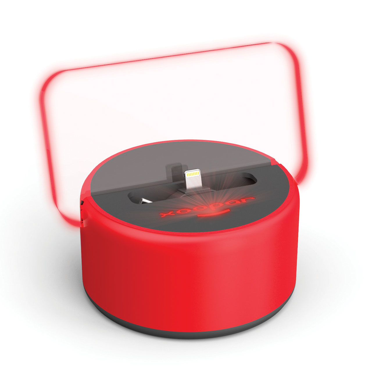 charging hub in red