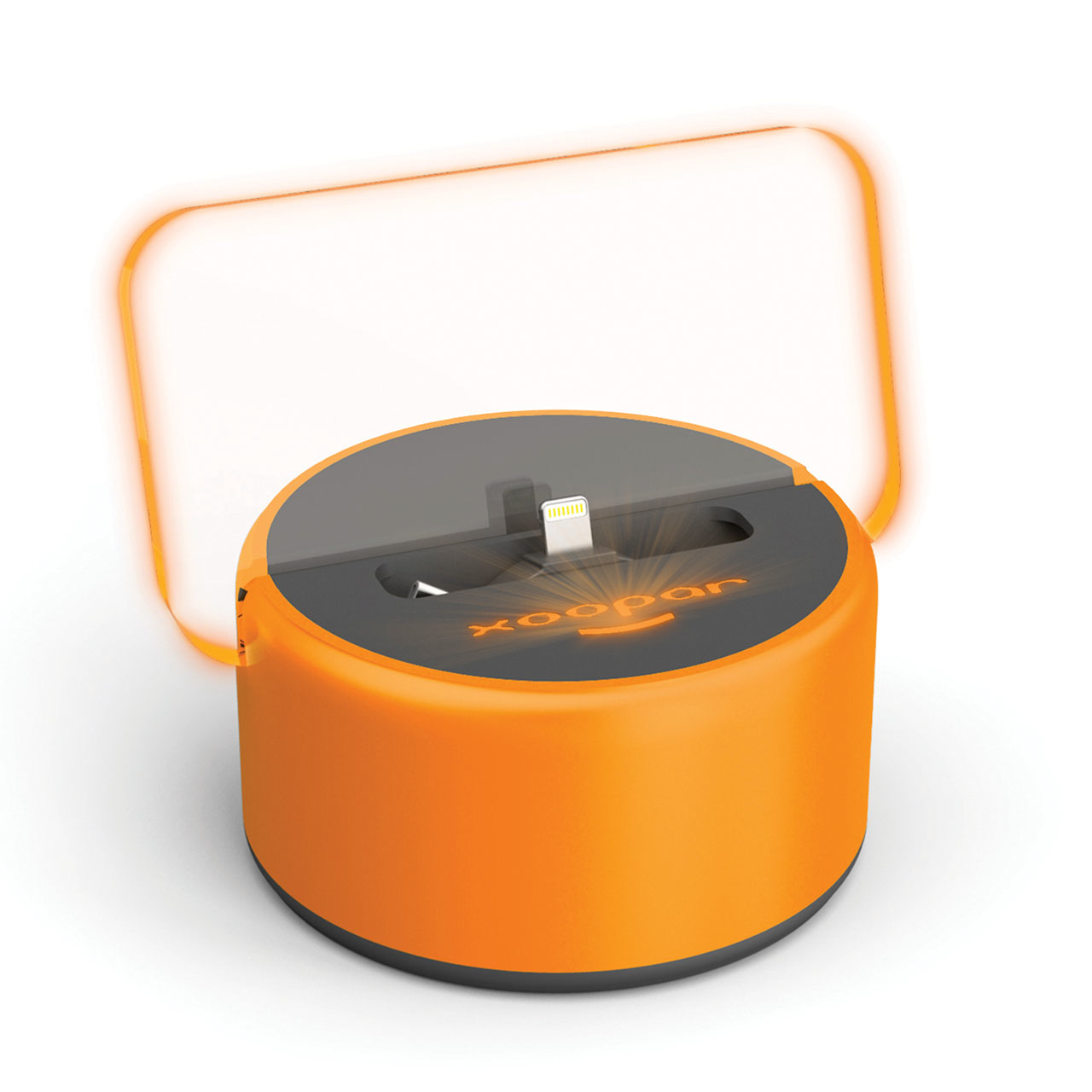 charging hub in orange